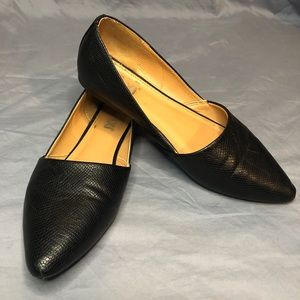 Taxi Leather Flats